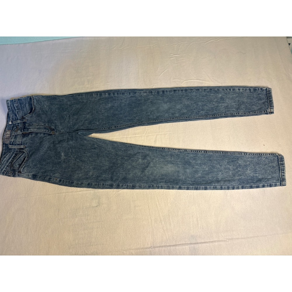 Guess Jeans 1981 Skinny Acid Wash Blue Denim 25" waist 1330
